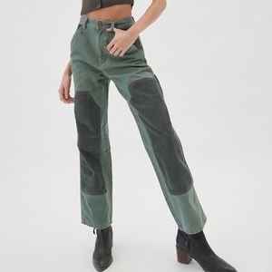 BDG Straight Leg Corduroy Patch Pants